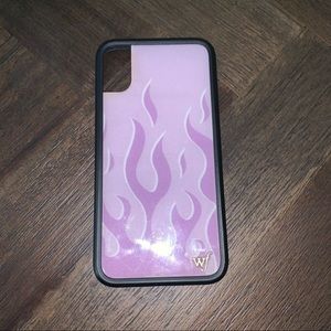 Wildflower Purple Flames iPhone XS
